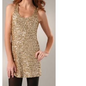 Alice + Olivia Niteline Sequin Tank Dress